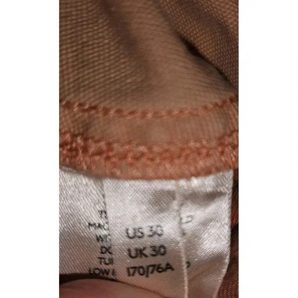 Anthropologie Pilcro The Wanderer Patchwork Low Slung Barrel Pants Size 30 Flaws - Picture 12 of 16